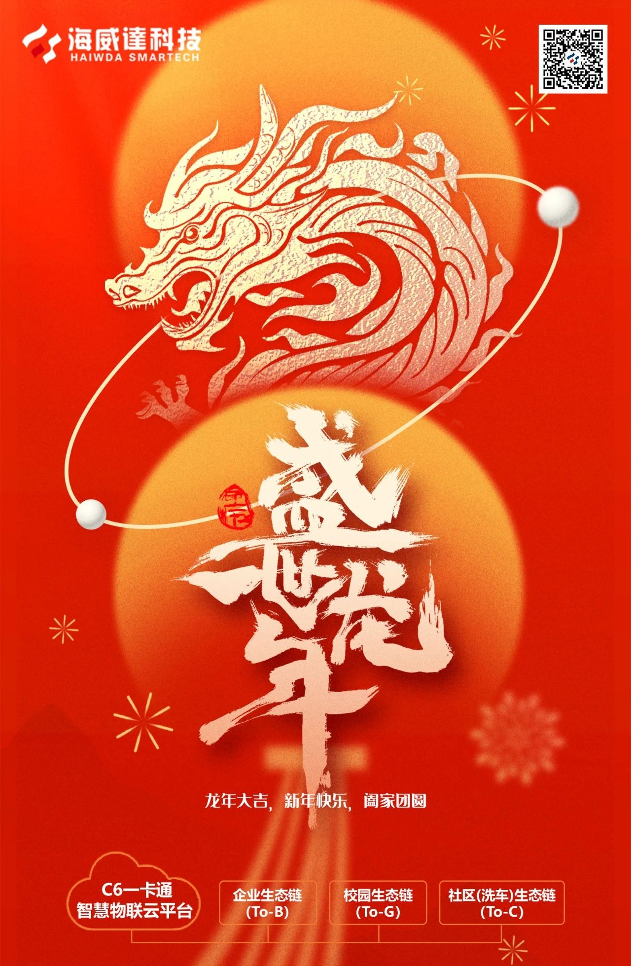 2024農曆新(xīn)年，海威達科(kē)技祝您龍年大吉、龍騰萬裏！